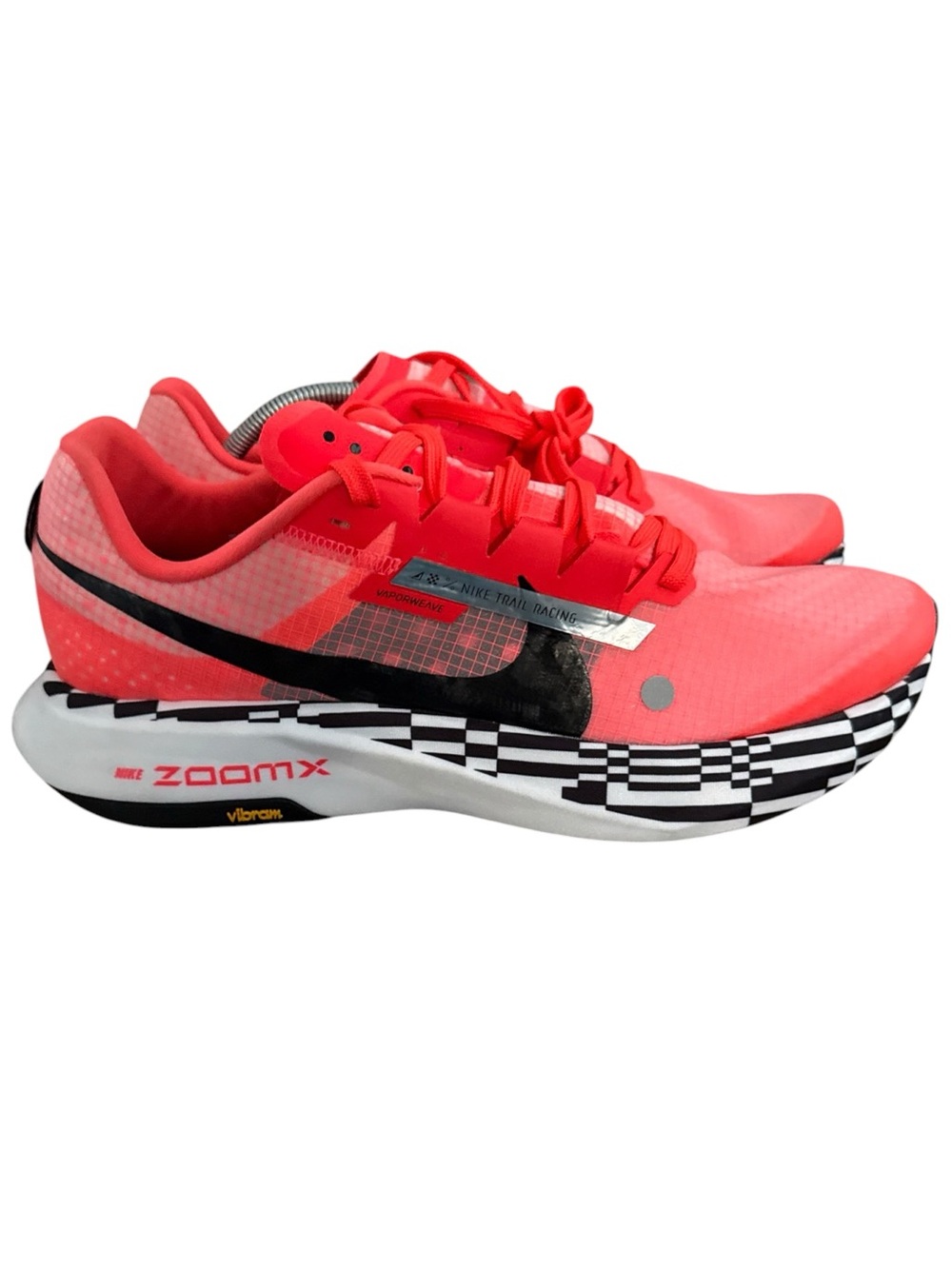 Nike ZoomX Ultra Fly Crimson Trail Running Shoes for Men, Size 12.5.